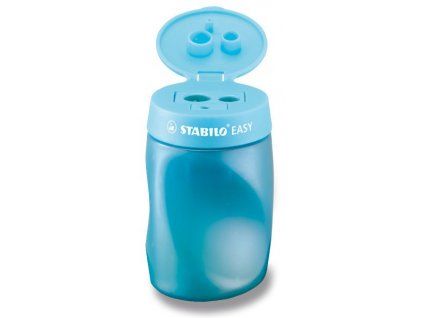 Ořezávátko Stabilo Easysharpener – pro praváky, 3 otvory (modré)