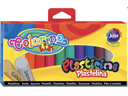 Plastelína Colorino 12 ks JUICY
