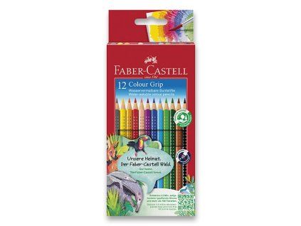 Faber‑Castell Colour Grip 2011 – pastelky 12 barev, ergonomické trojúhelníkové