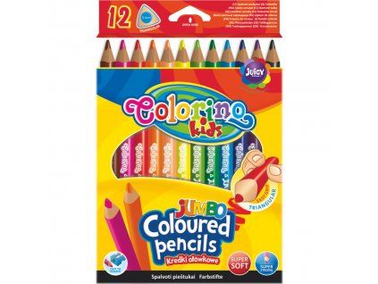 Colorino pastelky Jumbo Trio 12 barev