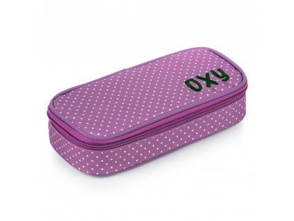 Pouzdro do školy - etue komfort Violet dots