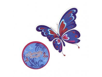 Sticker na tašku Motýl 2 ks