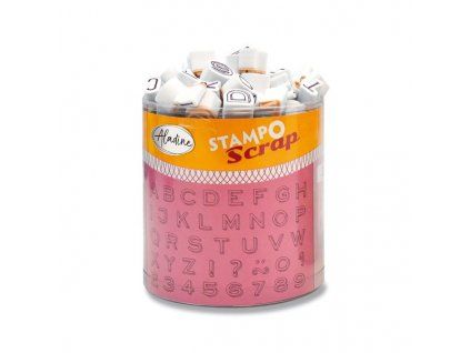 Razítka Stampo Scrap - Tři mini abecedy