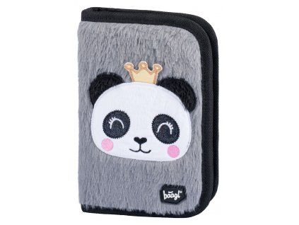 Baagl – Školní penál Klasik dvě chlopně Panda