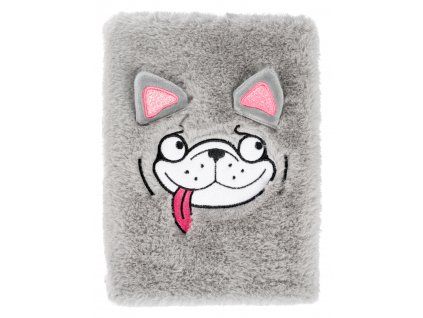 Notes plyšový Doggie A5