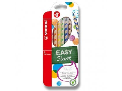 Pastelky Stabilo EASYcolors - 6 barev - pro praváky
