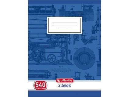 Školní sešit 540 – A5, 40 listů, čistý (bezdřevý papír 70 g/m²)
