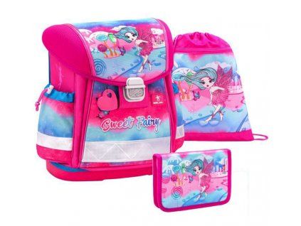 BelMil Sweet Fairy – 3dílný školní set pro malé princezny