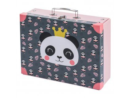 Skládací školní kufřík Panda