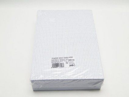 Kreslící karton A4 čtverečkovaný 220g - 200ks