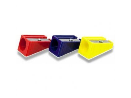 Plastové ořezávátko na trojhranné pastelky Tricolor