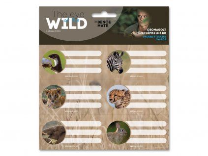 Jmenovky na sešity Ars Una Wildlife II – 18 ks
