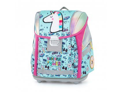 Školní aktovka Oxybag PREMIUM LIGHT pro prvňáčky Unicorn iconic