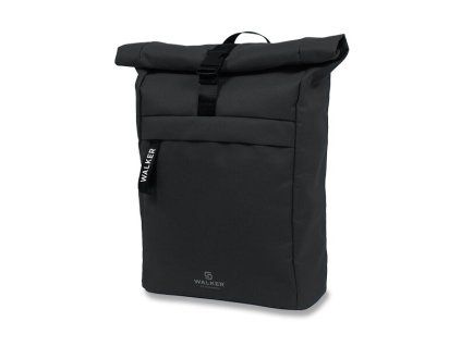Školní a městský batoh Walker Roll Top Classic Black Melange