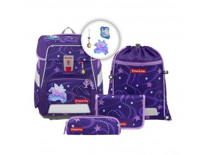 Školní aktovka SPACE pro prvňáčky - 5dílný set, Step by Step Pegasus Emily