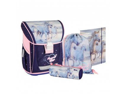 skolni batoh 4 dilny set cool magical horse