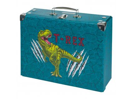 Baagl skládací školní kufřík T-Rex s kováním