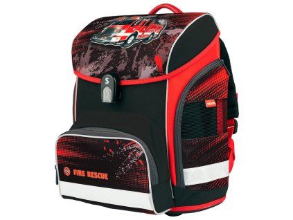 Školní aktovka Stil Fire Rescue – ergonomická aktovka pro prvňáčky, 17 l