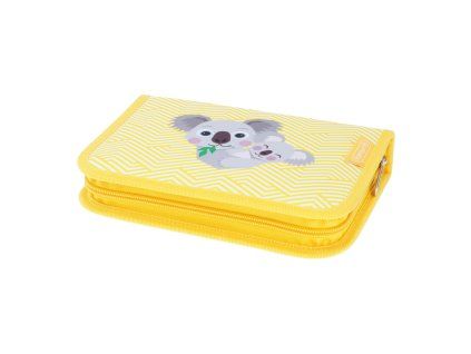 Školní penál Herlitz Koala – 1patrový, 2 chlopně, vybavený