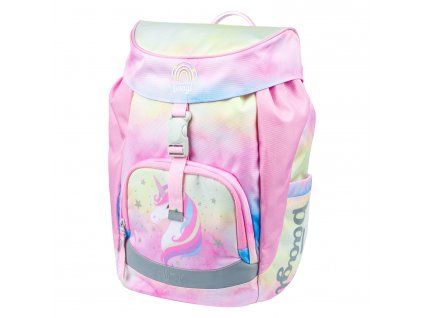Baagl školní batoh pro prvňáčky Airy Rainbow Unicorn