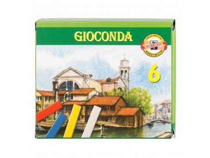 Olejové křídy GIOCONDA – sada 6 barev