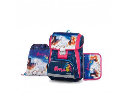 Školní aktovka set 3ks Oxybag PREMIUM kůň 2024