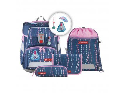 Školní aktovka SPACE pro prvňáčky - 5-dílný set, Step by Step Mermaid Bella