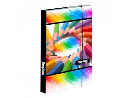 Oxybag box na sešity A5 – Pastelky