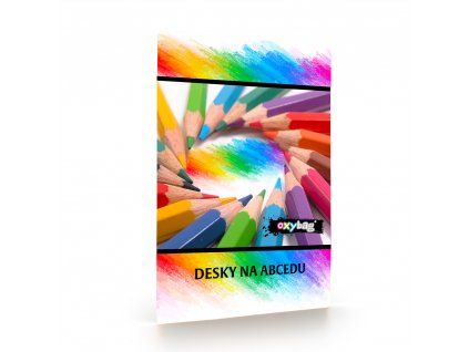 Desky na písmenka Pastelky – formát A4 pro prvňáčky