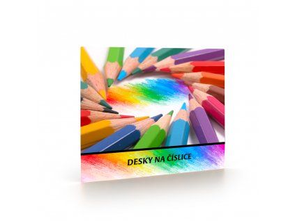Desky na číslice Pastelky 3 – pro prvňáčky