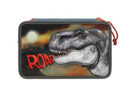 Školní penál Dino World – 3 patra, vybavený