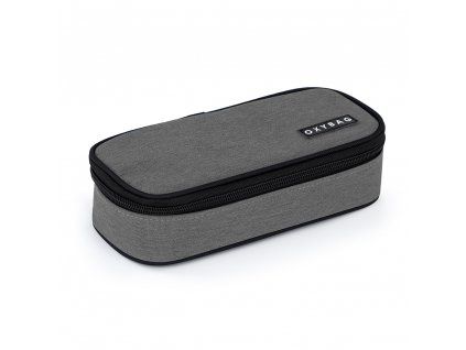 Oxybag školní penál Etue Komfort šedý (Unicolor Grey)