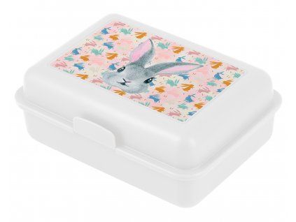 Baagl box na svačinu Bunny – bílý pro holky