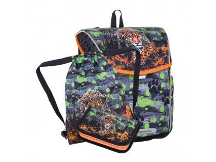Školní aktovka pro prvňáčky Bagmaster MALÝ SET PRIM 24 B