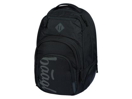 Baagl školní batoh Coolmate Black – 35 l