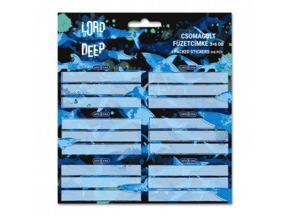Jmenovky na sešity Ars Una Lord of the Deep – 18 ks