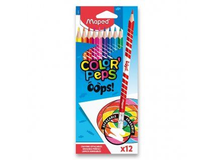 astelky Maped Color'Peps Oops – 12 mazatelných barev