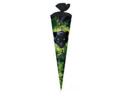 Kornout do školy 85 cm – panter (hranatý uzávěr)