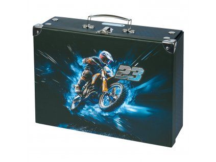 BAAGL skládací školní kufřík Motorka
