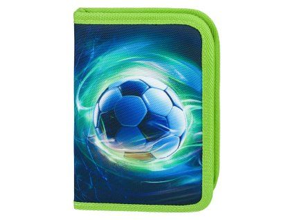 Baagl školní penál Fotbal Míč – jednopatrový, 2 chlopně, prázdný