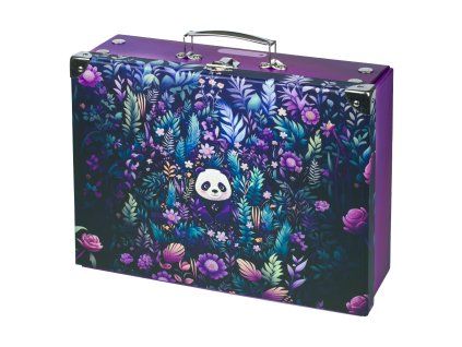 BAAGL – Skládací školní kufřík Jungle Panda s kováním