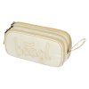 BAAGL studentský penál etue Beige – 3 komory, YKK zipy