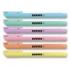 Zvýrazňovače Kores High Liner Pastel – 6 barev, ergonomické zvýrazňovače 2