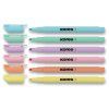 Zvýrazňovače Kores High Liner Pastel – 6 barev, ergonomické zvýrazňovače