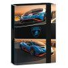 Ars Una Box na sešity A5 Lamborghini 25 – pevný karton s gumičkou