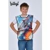 Baagl dětská zástěra Skatepark s kapsami a zapínáním 4