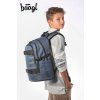Baagl školní batoh Skate Dust Blue (25 l) 11
