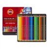 KOH-I-NOOR Polycolor – sada 24 uměleckých pastelek v kovovém pouzdře