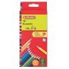 Herlitz pastelky trojhranné 12 barev – FSC, odolné, lakované