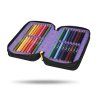 CoolPack penál Jumper Stitch Black – třípatrový 1